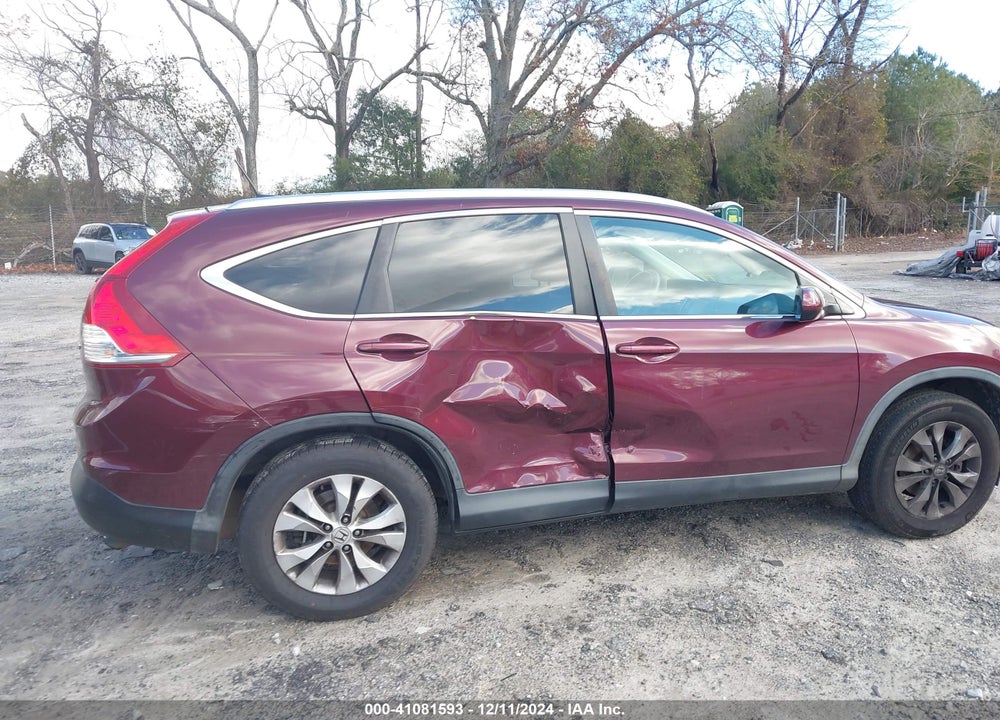 2014 HONDA CR-V EX-L VIN: 5J6RM4H75EL026923