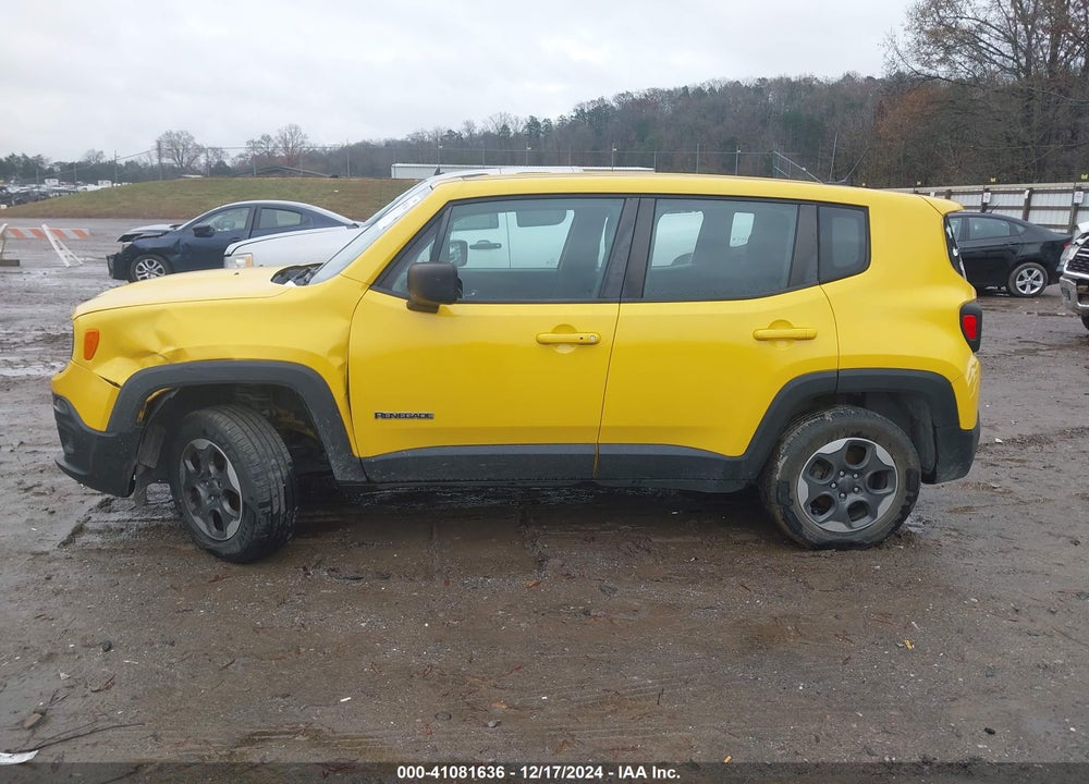 2016 JEEP RENEGADE SPORT VIN: ZACCJBAT9GPC87115
