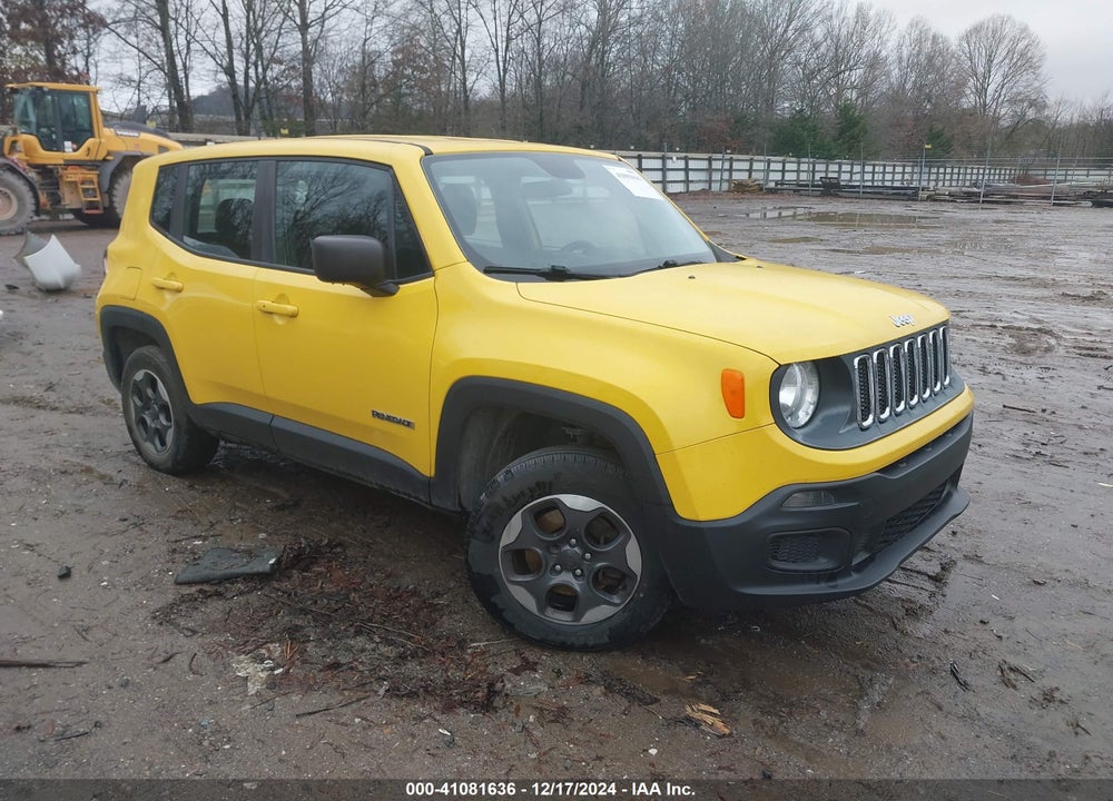 2016 JEEP RENEGADE SPORT VIN: ZACCJBAT9GPC87115