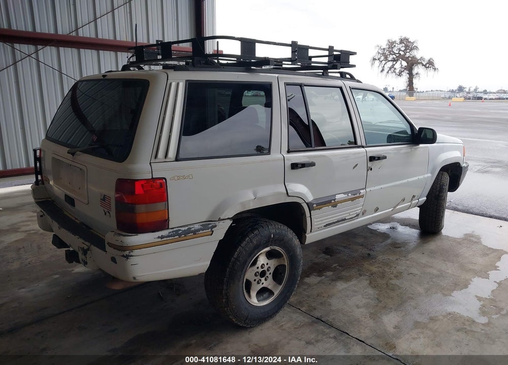 1993 JEEP GRAND CHEROKEE LIMITED VIN: 1J4GZ78Y8PC625708