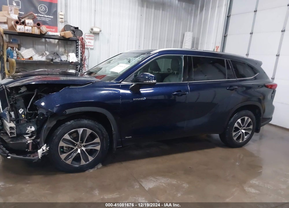 2021 TOYOTA HIGHLANDER HYBRID XLE VIN: 5TDGBRCH7MS064831