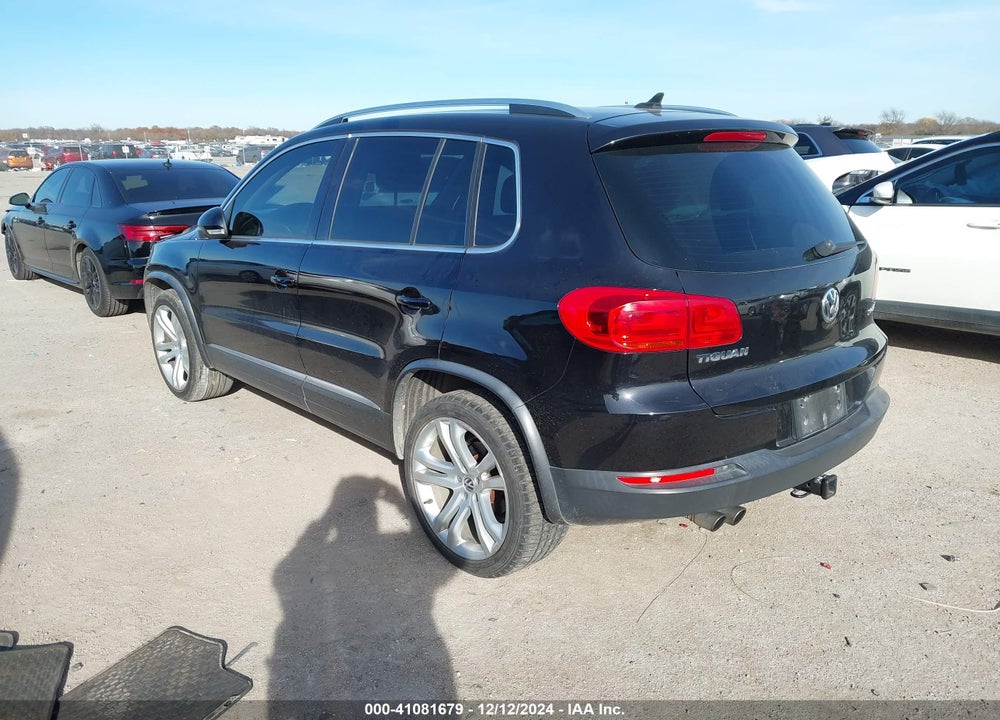 2013 VOLKSWAGEN TIGUAN SEL VIN: WVGAV7AX9DW546093
