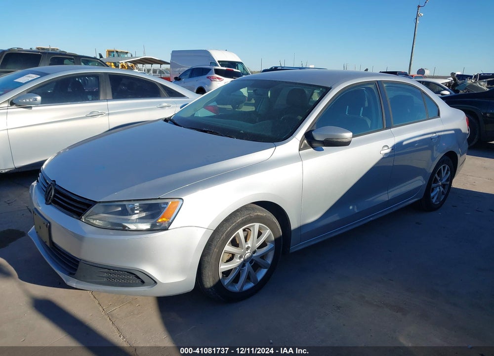 2012 VOLKSWAGEN JETTA 2.5L SE VIN: 3VWDP7AJ3CM387672