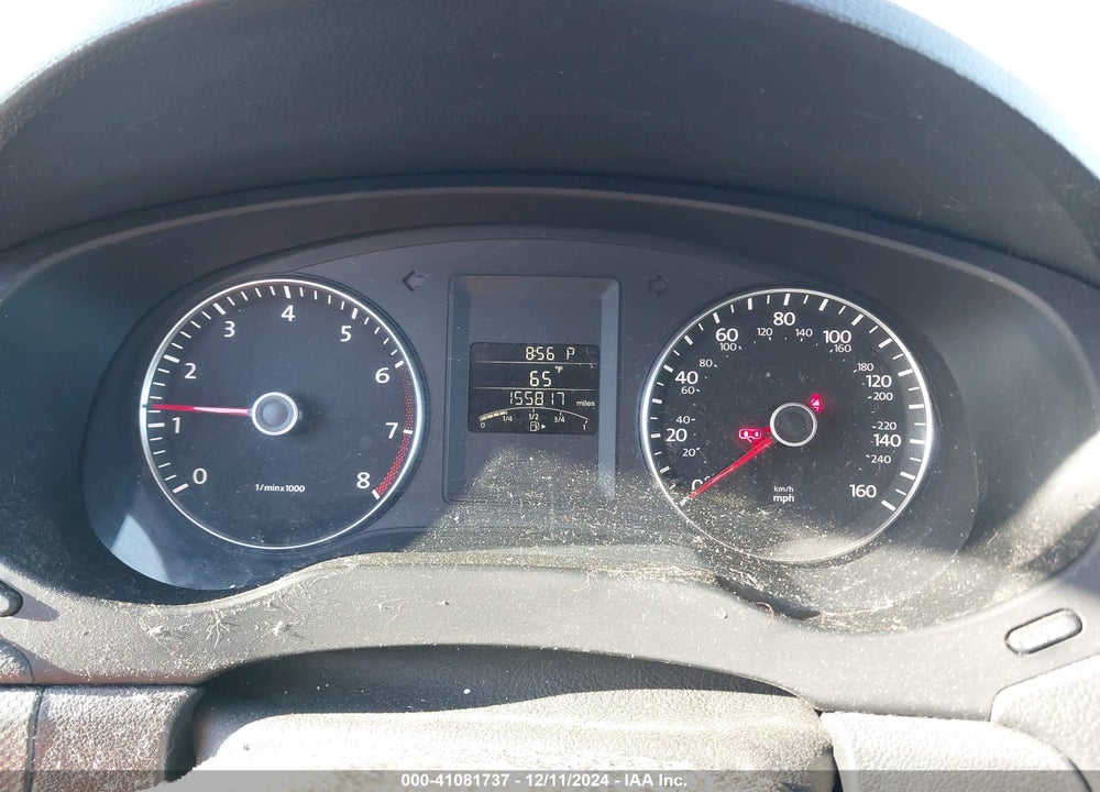 2012 VOLKSWAGEN JETTA 2.5L SE VIN: 3VWDP7AJ3CM387672