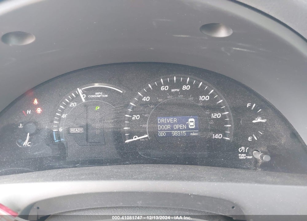 2009 TOYOTA CAMRY HYBRID VIN: 4T1BB46K69U087715