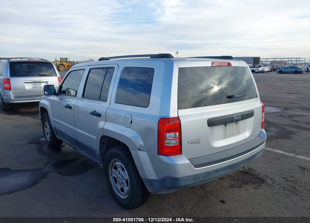 2012 JEEP PATRIOT SPORT VIN: 1C4NJPBA8CD538783