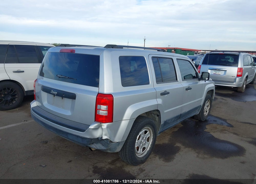 2012 JEEP PATRIOT SPORT VIN: 1C4NJPBA8CD538783