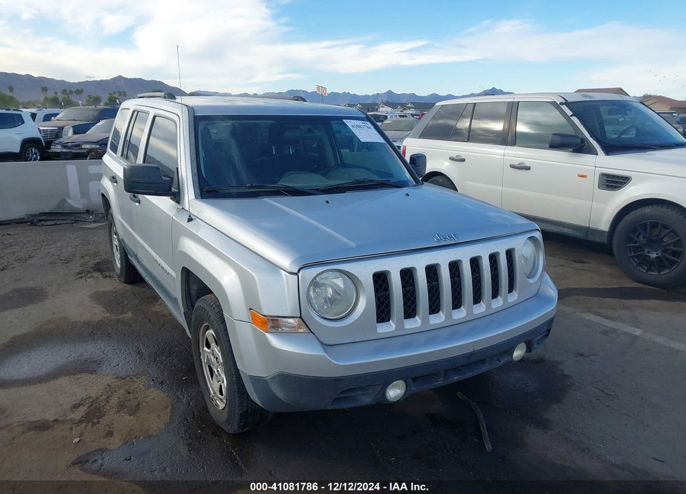 2012 JEEP PATRIOT SPORT VIN: 1C4NJPBA8CD538783