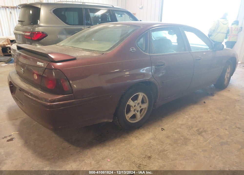 2004 CHEVROLET IMPALA LS VIN: 2G1WH52K749127377