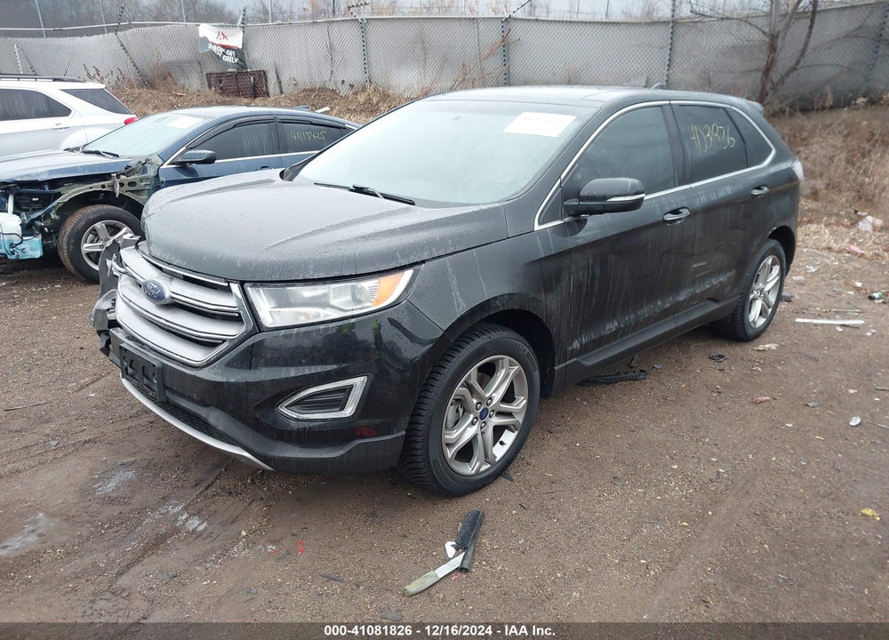 2016 FORD EDGE TITANIUM VIN: 2FMPK3K93GBC25054