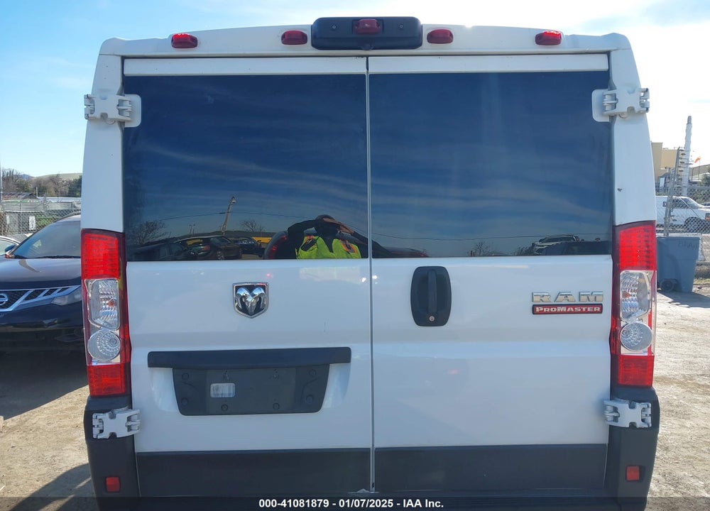 2021 RAM PROMASTER 1500 LOW ROOF 118 WB VIN: 3C6LRVNGXME559842