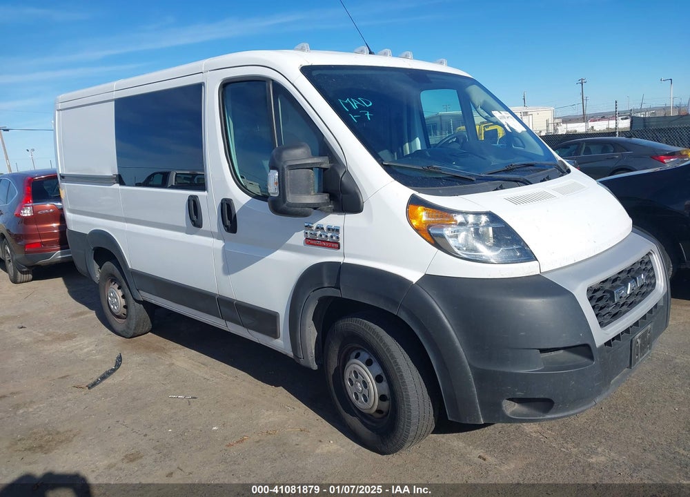 2021 RAM PROMASTER 1500 LOW ROOF 118 WB VIN: 3C6LRVNGXME559842