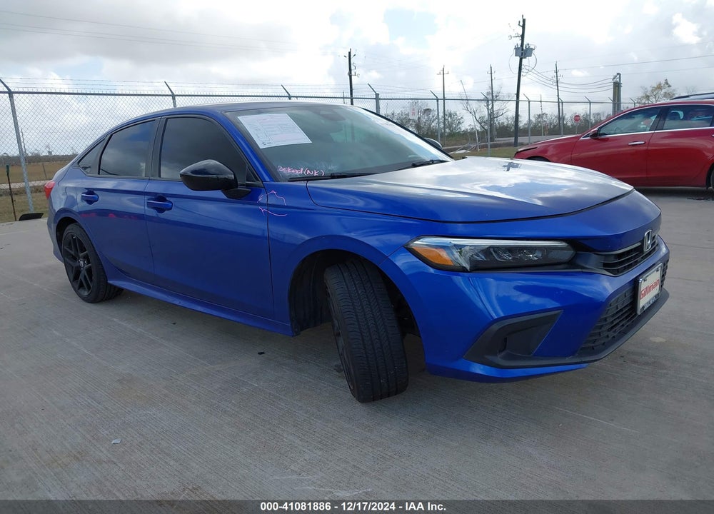 2022 HONDA CIVIC SPORT VIN: 2HGFE2F50NH555237