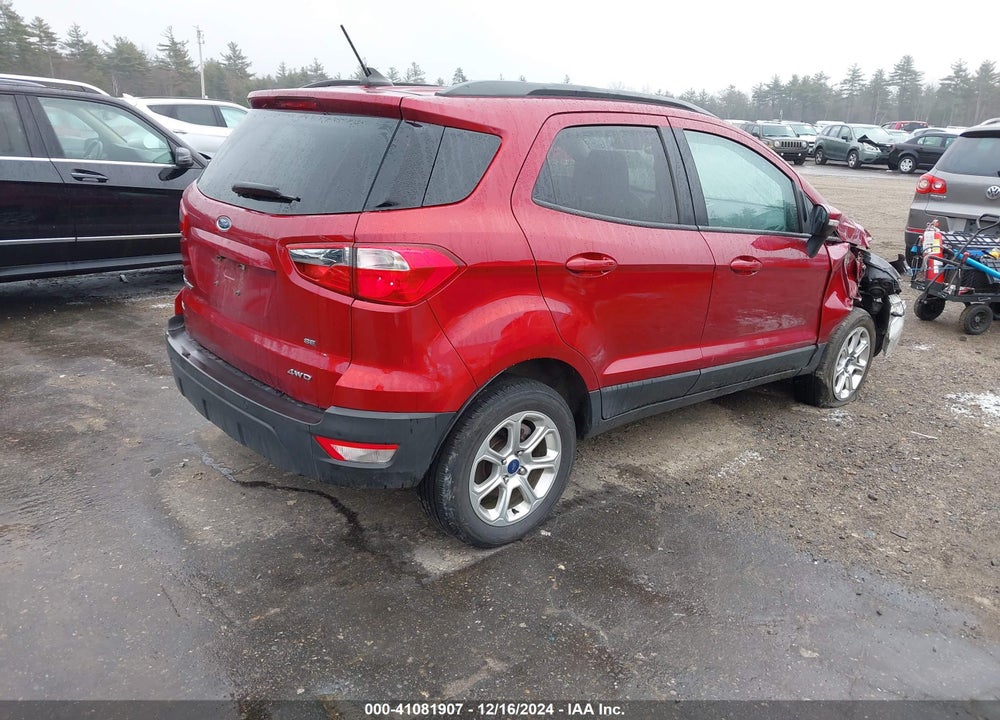 2018 FORD ECOSPORT SE VIN: MAJ6P1UL5JC245849