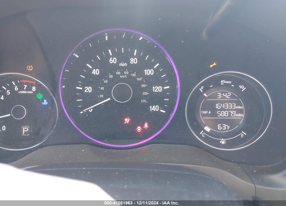 2017 HONDA HR-V LX VIN: 3CZRU5H39HM722609