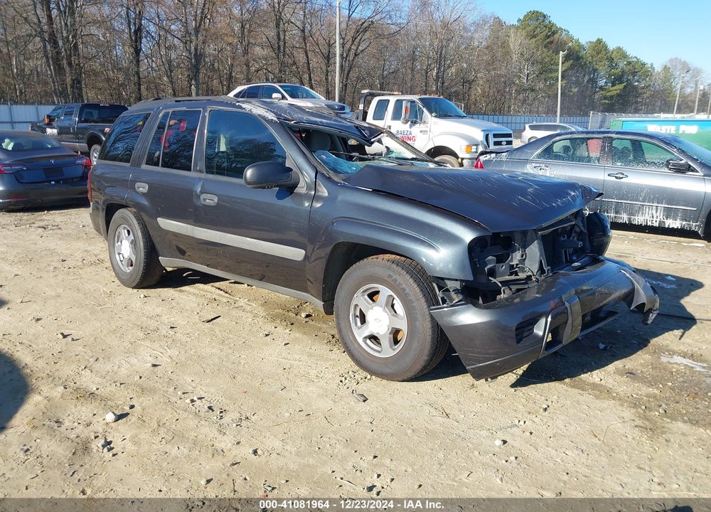 2005 CHEVROLET TRAILBLAZER LS VIN: 1GNDS13S152146554