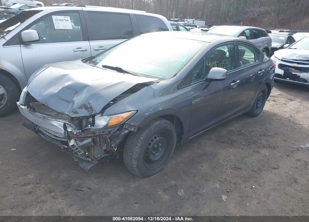 2012 HONDA CIVIC LX VIN: 2HGFB2F50CH302070
