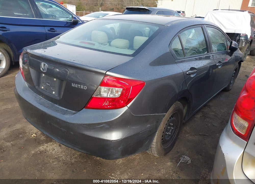 2012 HONDA CIVIC LX VIN: 2HGFB2F50CH302070