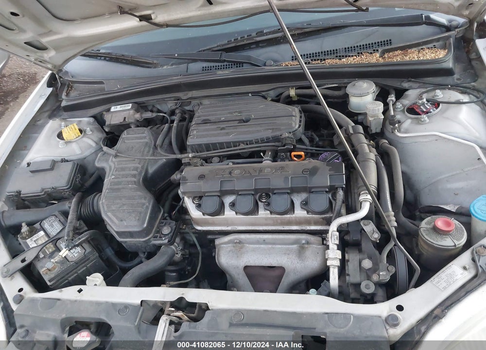 2002 HONDA CIVIC LX VIN: 1HGEM21572L075524