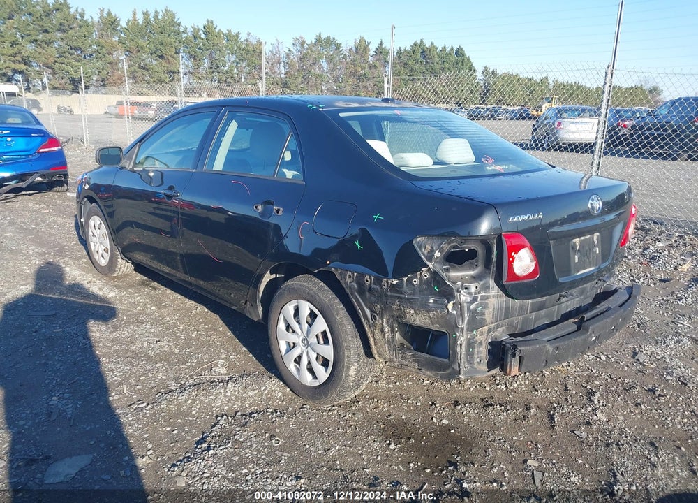 2009 TOYOTA COROLLA LE VIN: 2T1BU40EX9C120892