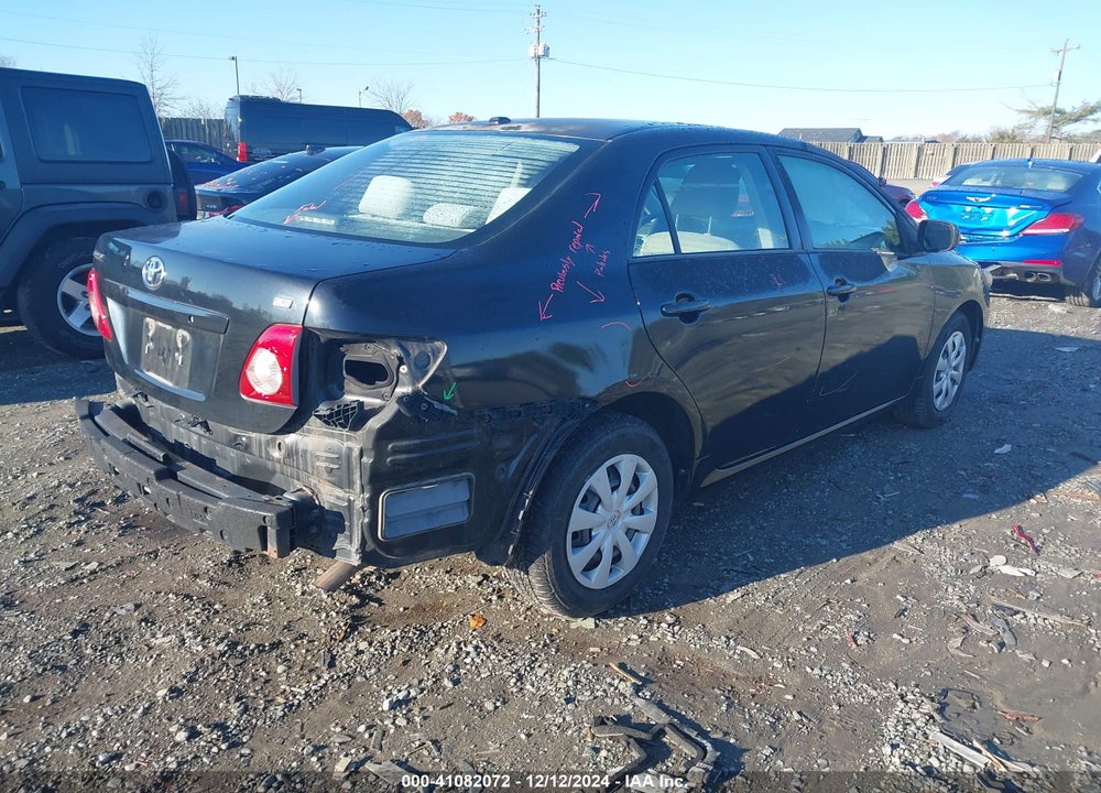 2009 TOYOTA COROLLA LE VIN: 2T1BU40EX9C120892