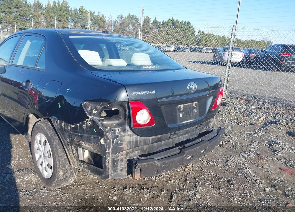 2009 TOYOTA COROLLA LE VIN: 2T1BU40EX9C120892