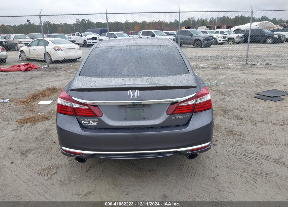 2016 HONDA ACCORD SPORT VIN: 1HGCR2F53GA160851
