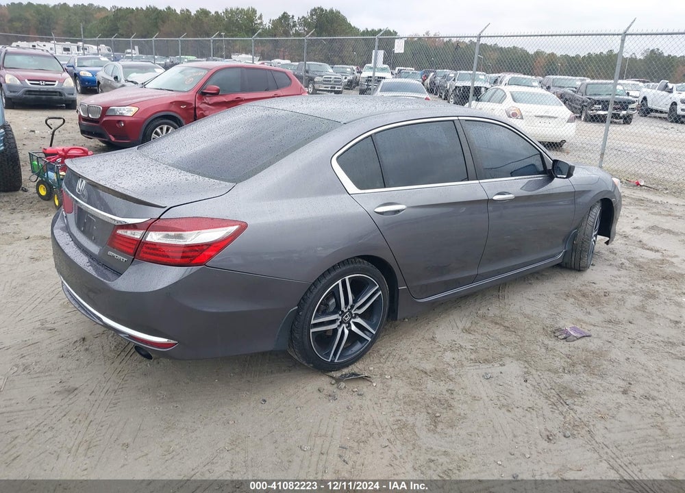 2016 HONDA ACCORD SPORT VIN: 1HGCR2F53GA160851