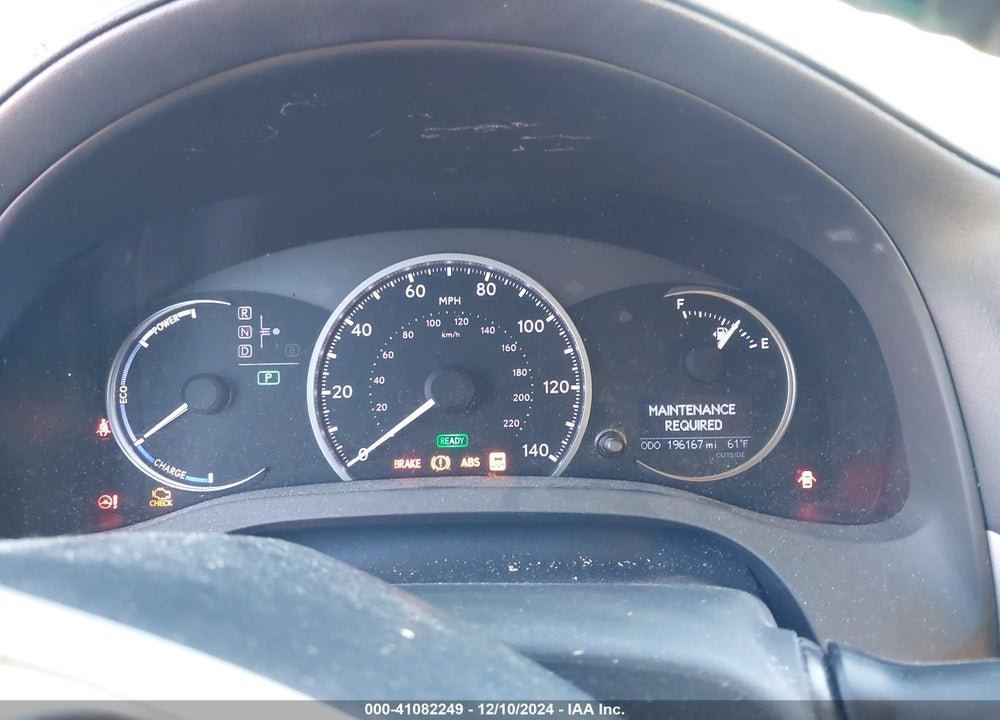 2013 LEXUS CT 200H VIN: JTHKD5BH9D2128579