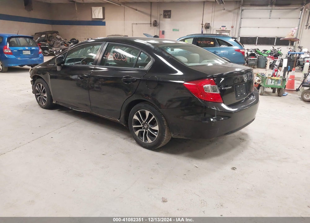 2012 HONDA CIVIC LX VIN: 2HGFB2F57CH524900