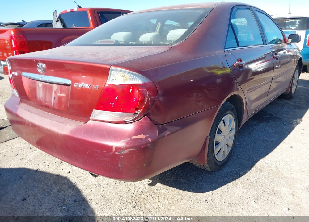 2005 TOYOTA CAMRY LE VIN: 4T1BE32K85U398211
