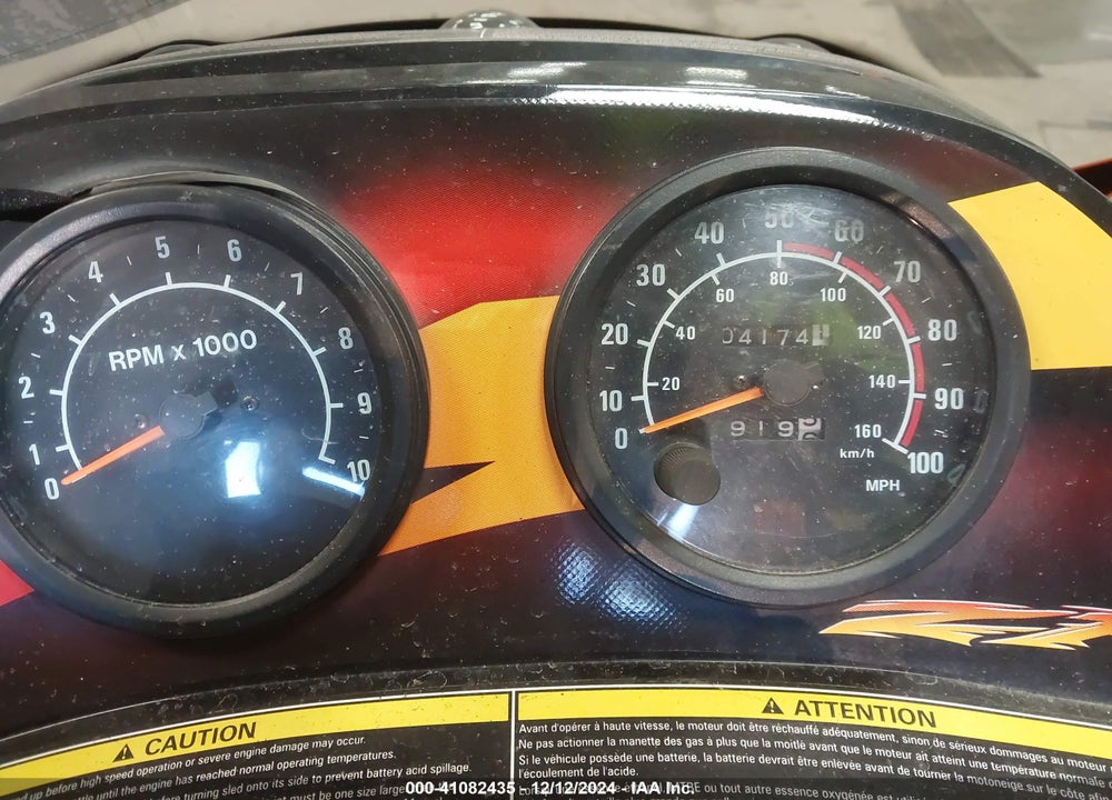 2005 ARCTIC CAT ZR 900 VIN: 4UF05SNW85T109671