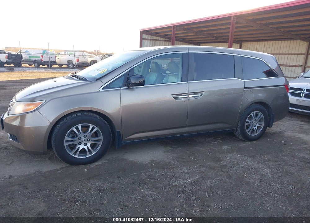 2011 HONDA ODYSSEY EX-L VIN: 5FNRL5H69BB018201