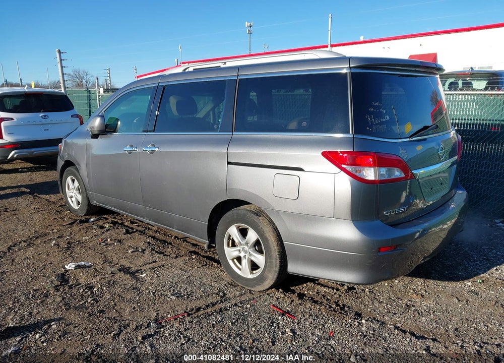 2017 NISSAN QUEST SV VIN: JN8AE2KP5H9167171