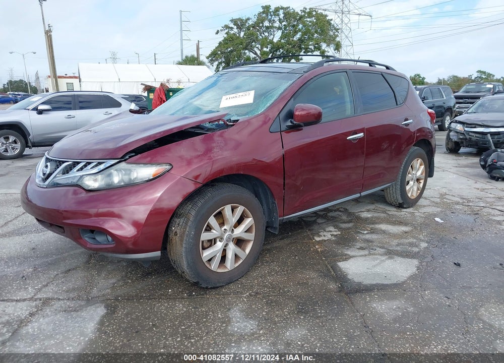 2011 NISSAN MURANO SL VIN: JN8AZ1MU1BW054960