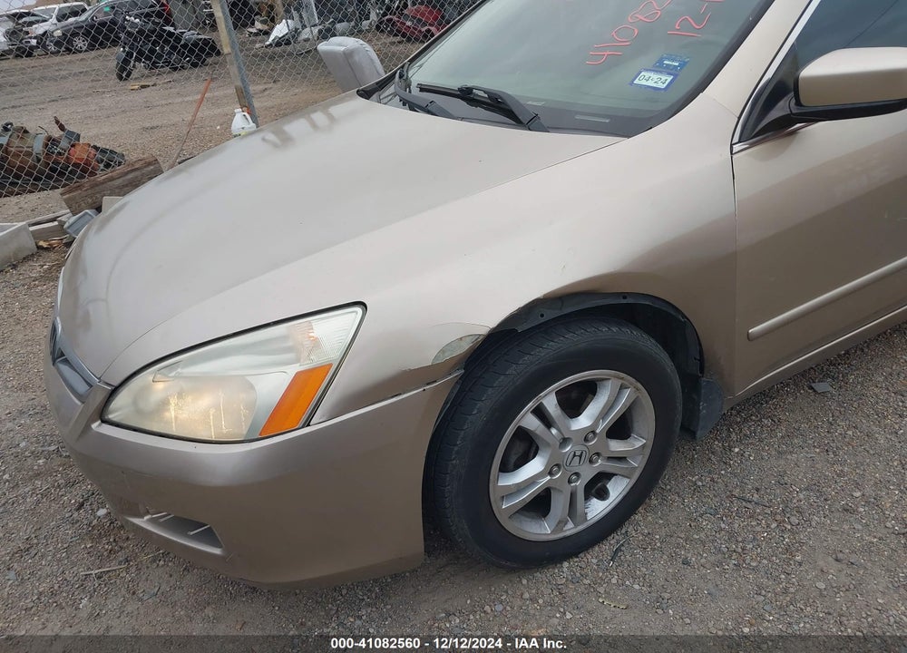 2007 HONDA ACCORD 2.4 EX VIN: 1HGCM56867A028600