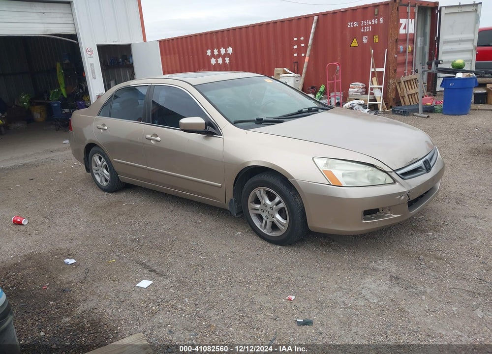 2007 HONDA ACCORD 2.4 EX VIN: 1HGCM56867A028600