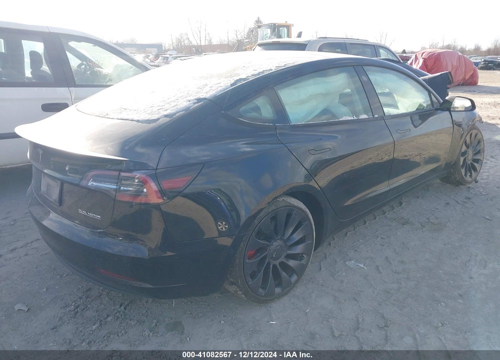 2022 TESLA MODEL 3 PERFORMANCE DUAL MOTOR ALL-WHEEL DRIVE VIN: 5YJ3E1EC6NF112642
