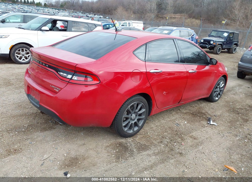 2013 DODGE DART LIMITED VIN: 1C3CDFCHXDD319916