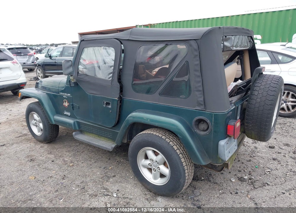 1999 JEEP WRANGLER SAHARA VIN: 1J4FY49S7XP470312