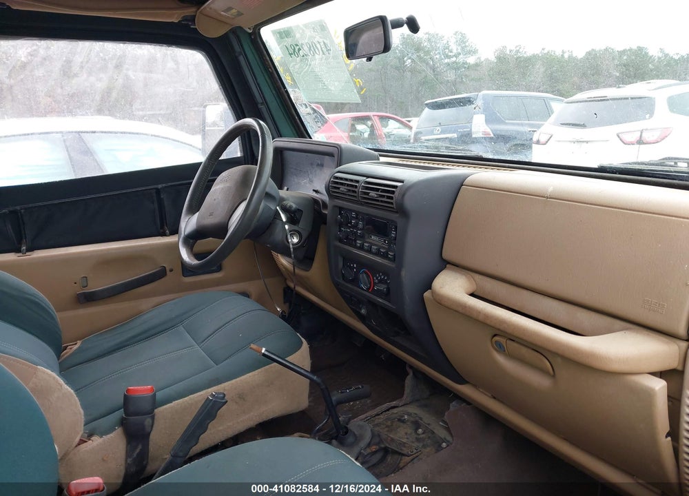 1999 JEEP WRANGLER SAHARA VIN: 1J4FY49S7XP470312