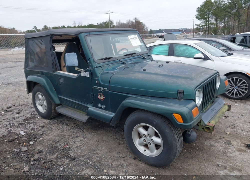 1999 JEEP WRANGLER SAHARA VIN: 1J4FY49S7XP470312