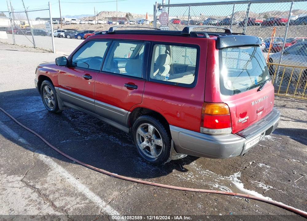 2000 SUBARU FORESTER S VIN: JF1SF6551YG703940