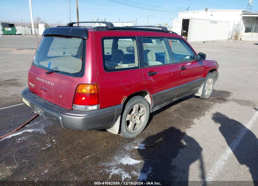 2000 SUBARU FORESTER S VIN: JF1SF6551YG703940