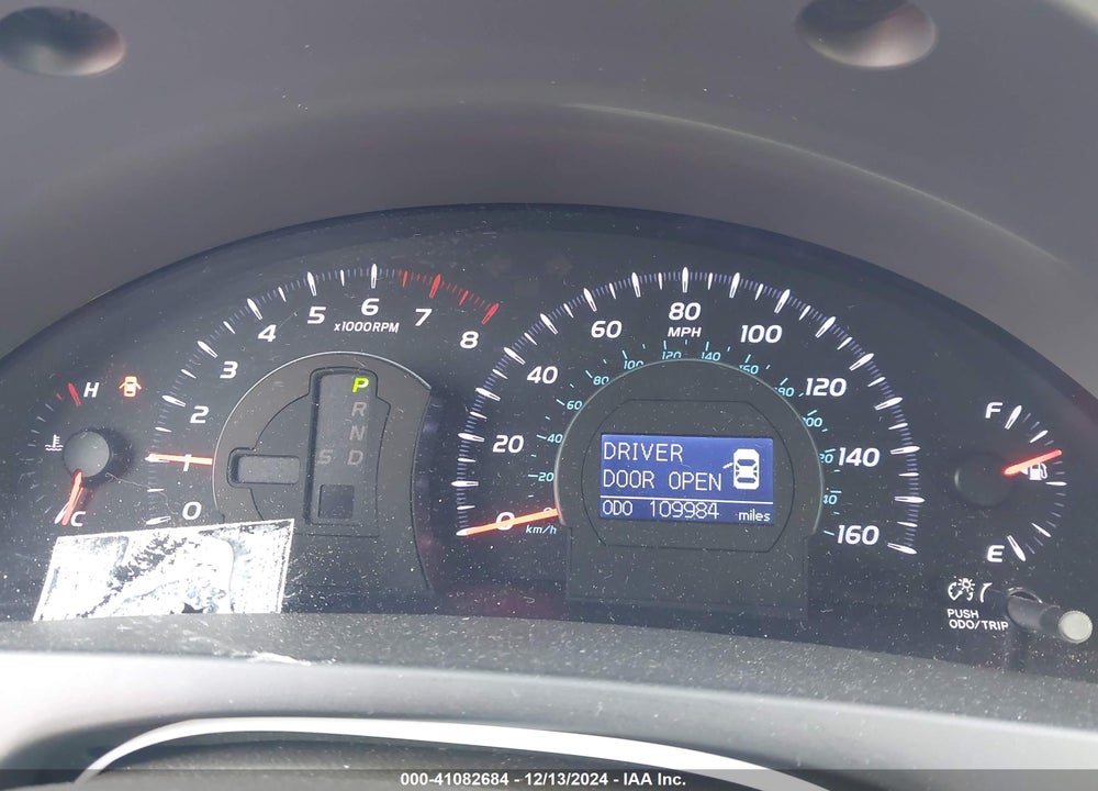 2011 TOYOTA CAMRY XLE V6 VIN: 4T1BK3EK7BU624741