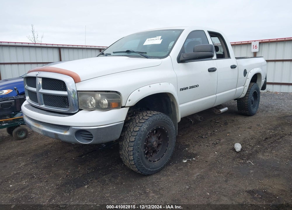 2004 DODGE RAM 2500 SLT/LARAMIE VIN: 3D7KU28D44G204534