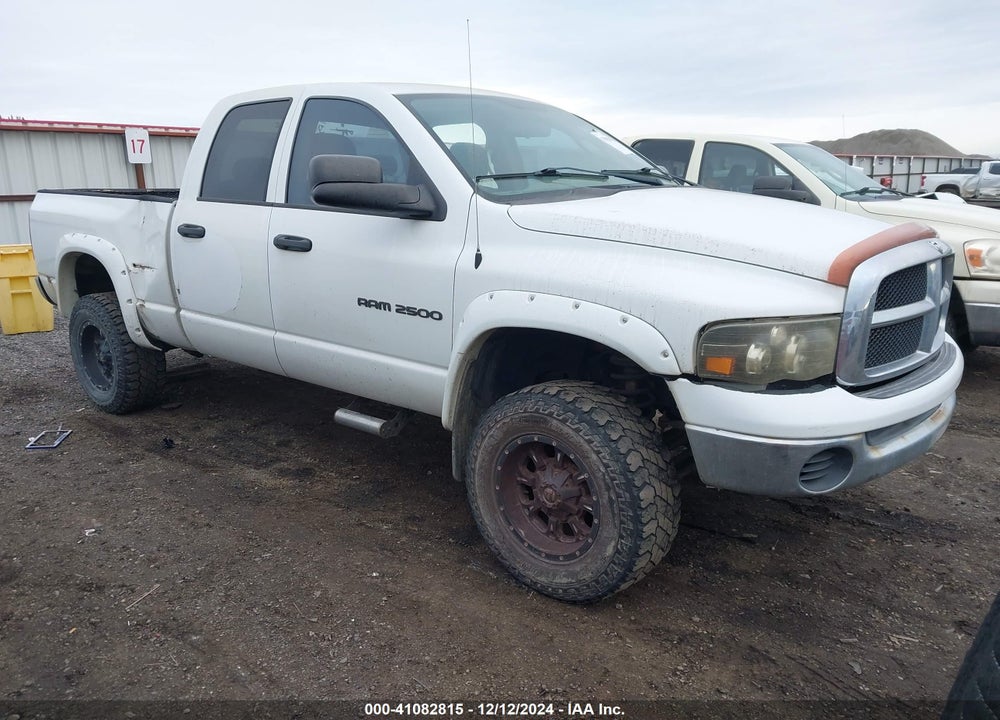 2004 DODGE RAM 2500 SLT/LARAMIE VIN: 3D7KU28D44G204534