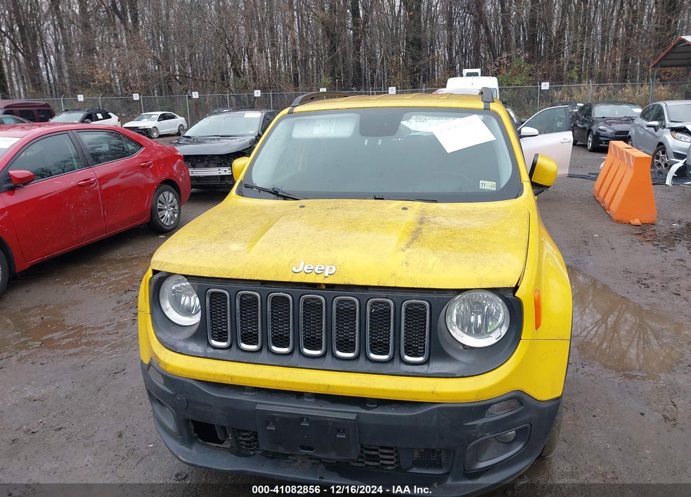 2016 JEEP RENEGADE LATITUDE VIN: ZACCJBBT0GPD61441