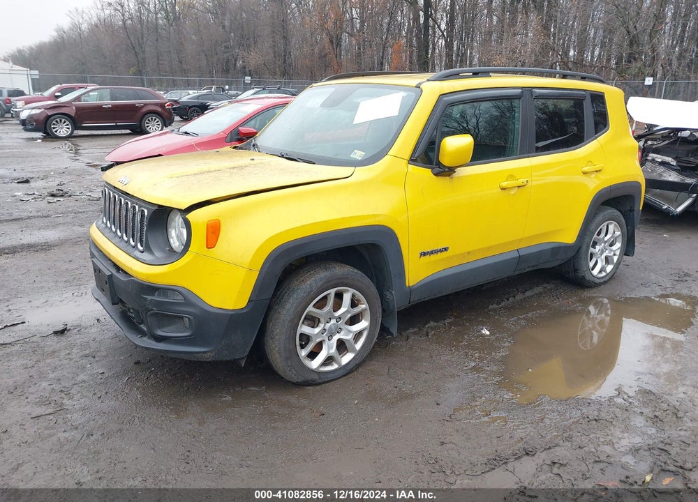 2016 JEEP RENEGADE LATITUDE VIN: ZACCJBBT0GPD61441