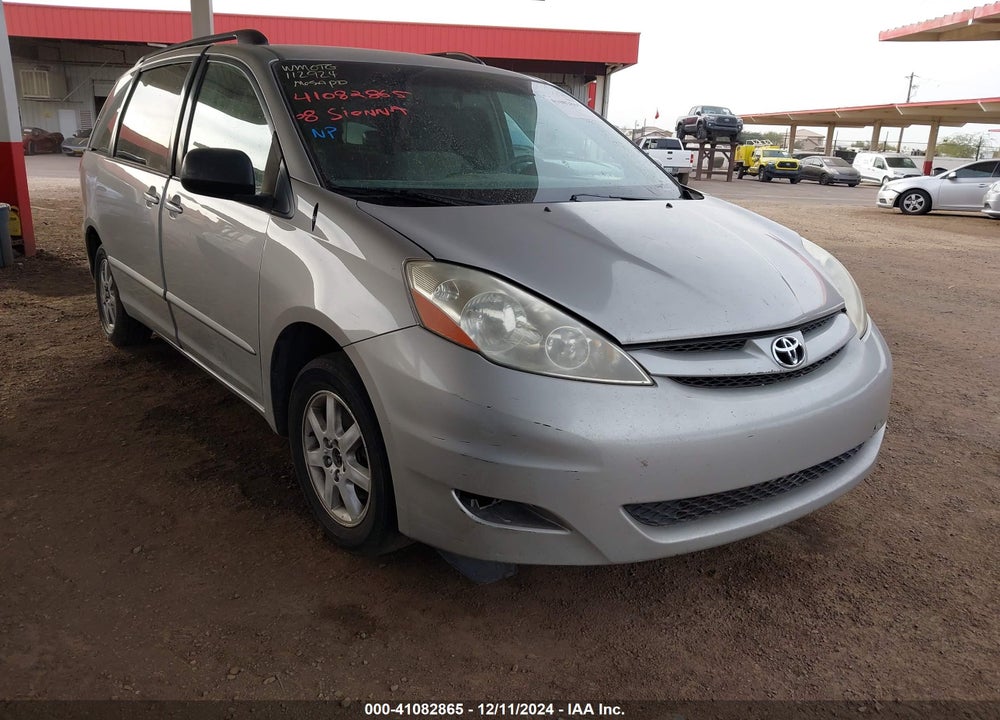 2008 TOYOTA SIENNA CE/LE VIN: 5TDZK23C28S183560